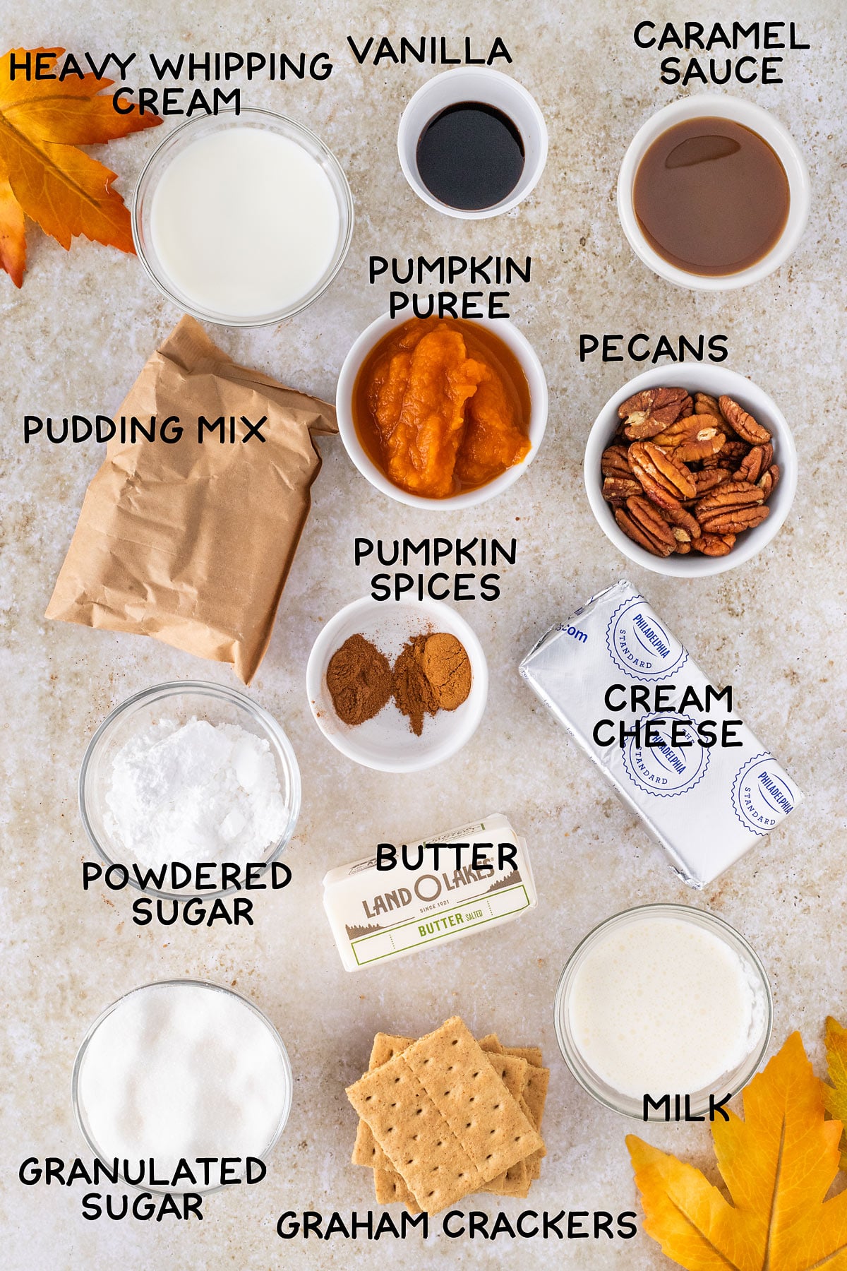 Ingredients in Pumpkin Lush recipe