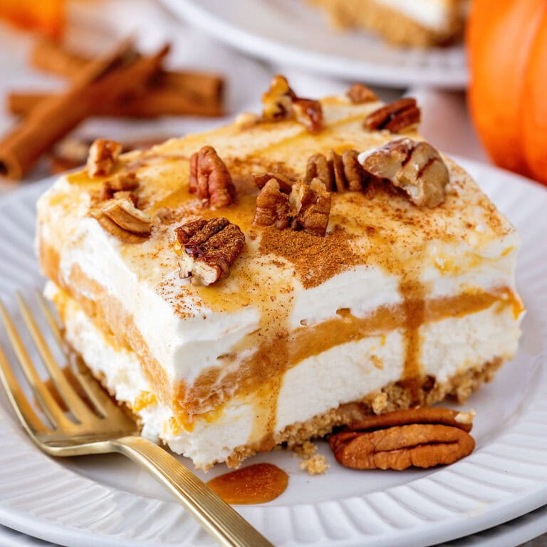 no bake pumpkin lush