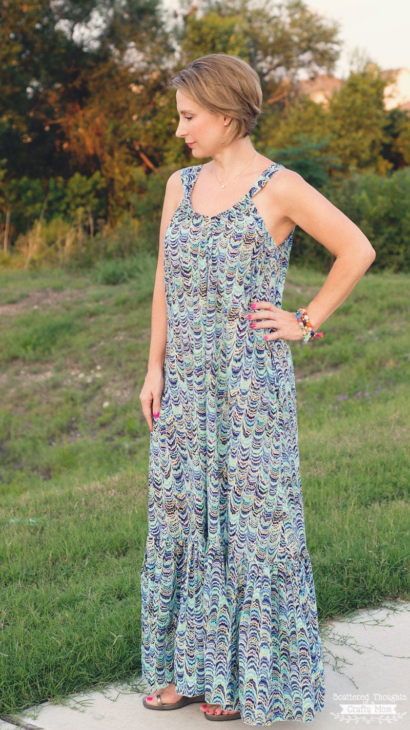 Easy summer lounge dress pattern