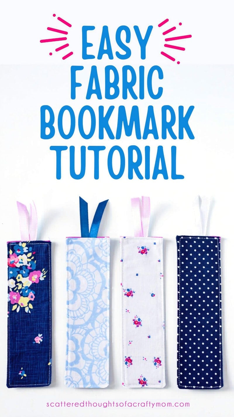 Easy Fabric Bookmarks (Beginner Sewing Project with Scrap Fabric)