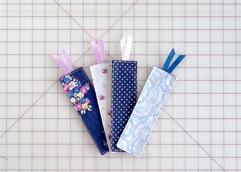 Easy Fabric Bookmarks (Beginner Sewing Project with Scrap Fabric)