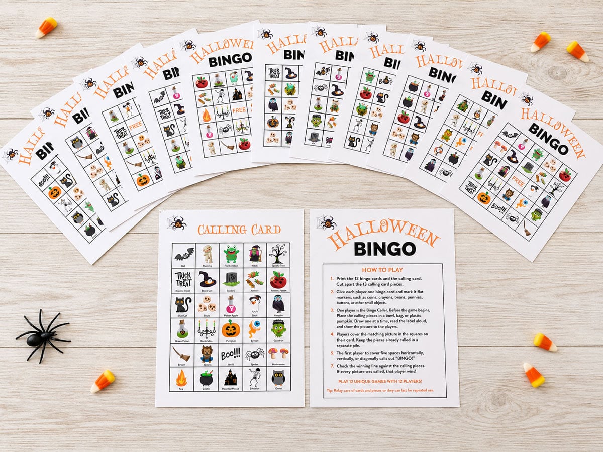 Halloween bingo printable