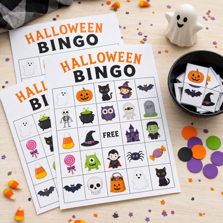 free Halloween bingo game