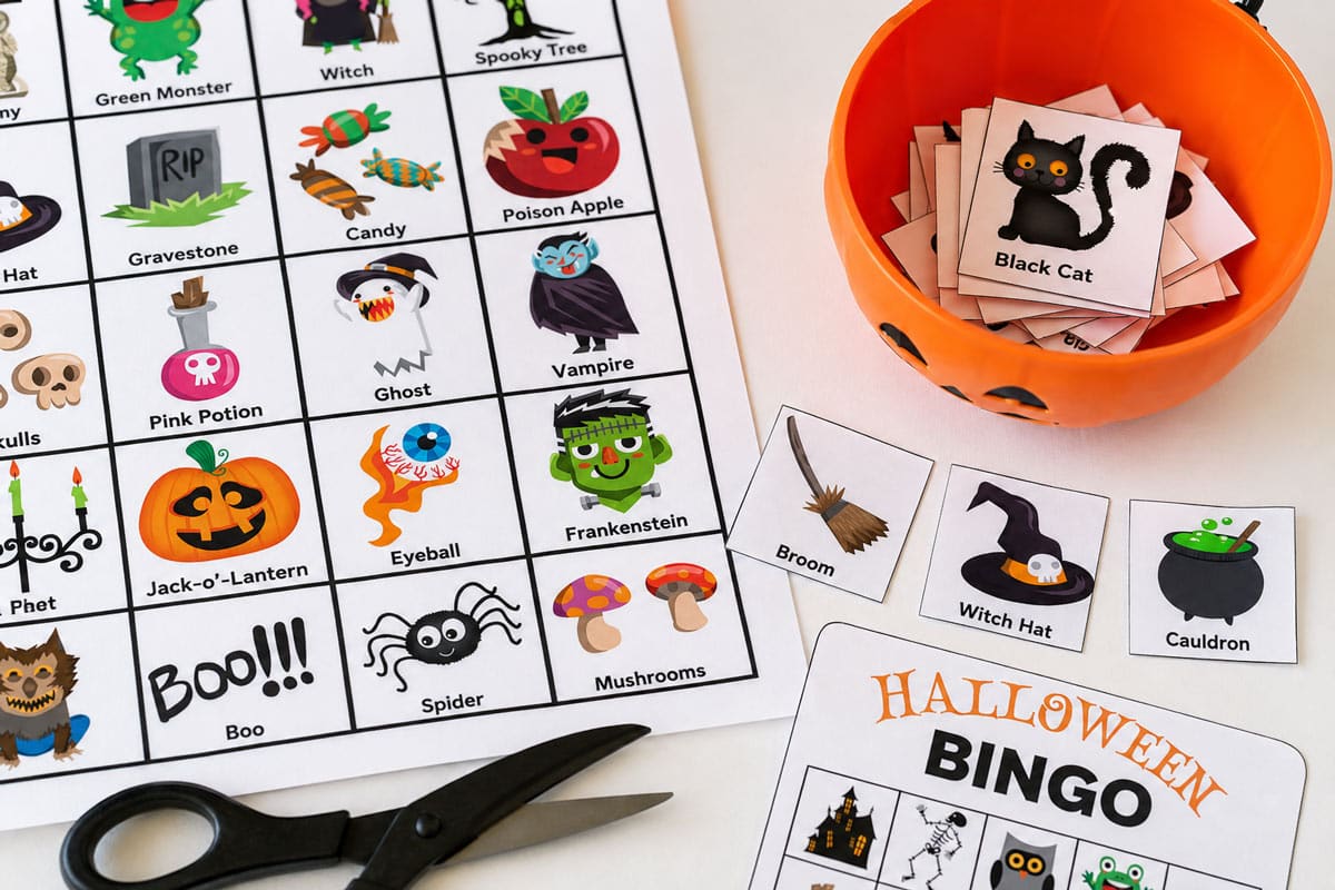 Halloween bingo printable
