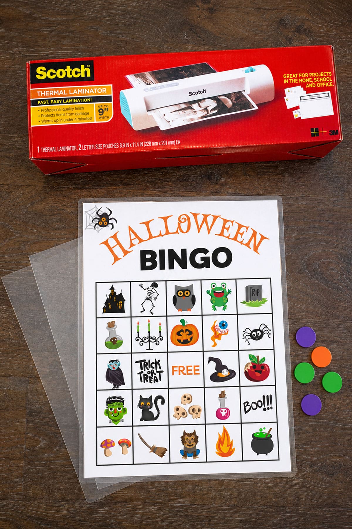 free Halloween bingo printable
