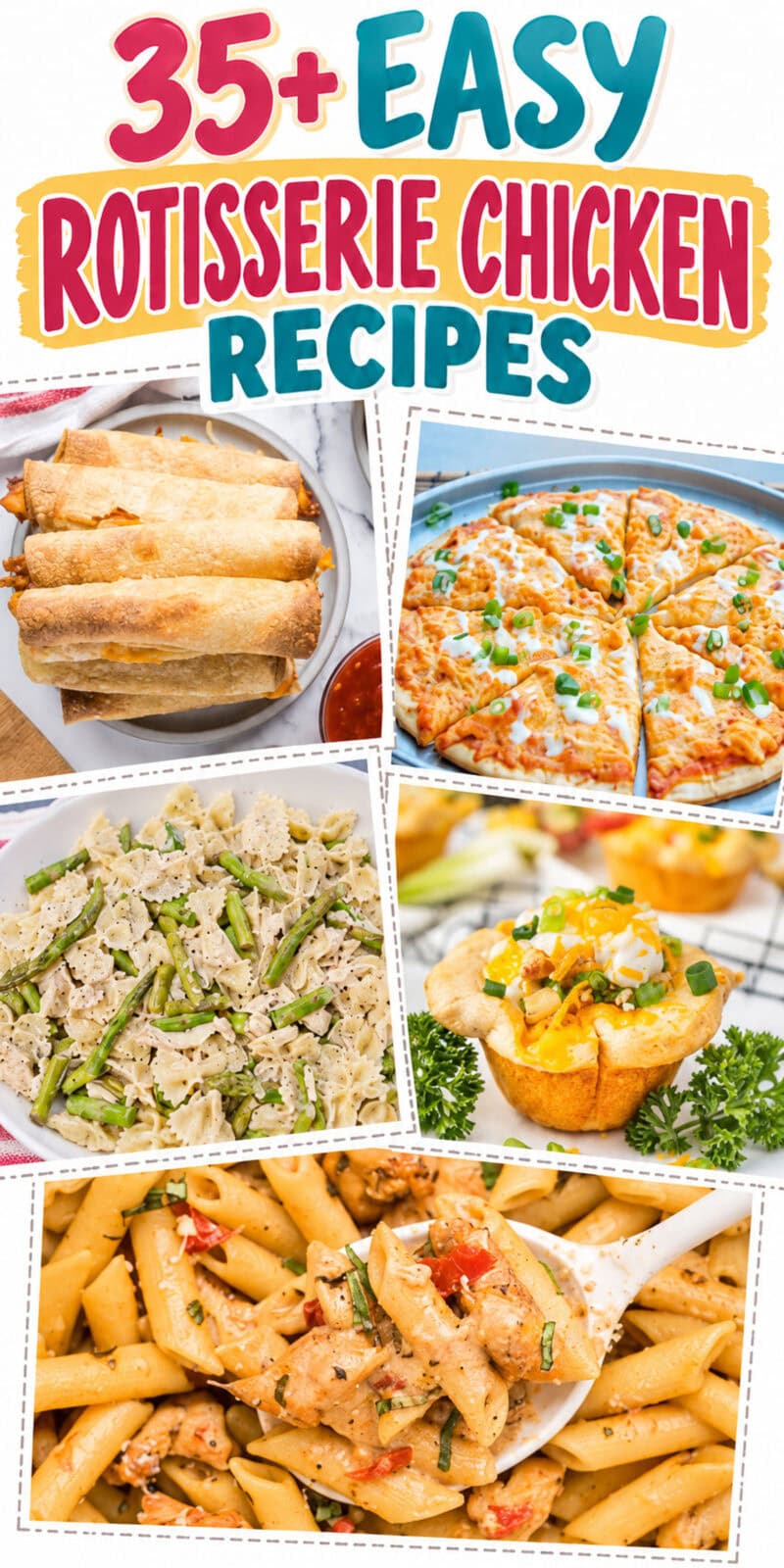 easy rotisserie chicken recipes
