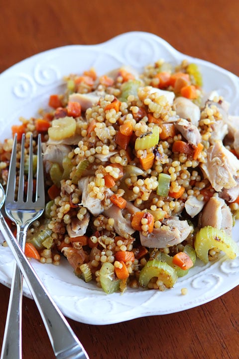 Easy chicken and couscous skillet dinner