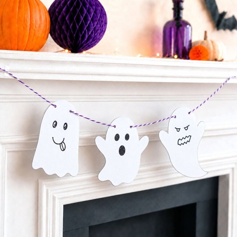 free halloween ghost garland